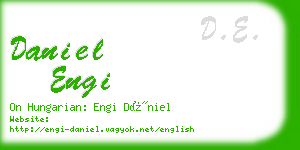 daniel engi business card